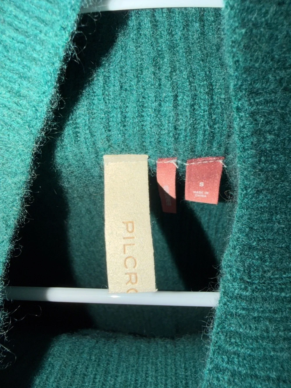 Anthropologie Dark Green Cashmere Sweater - Picture 3 of 3
